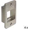 Delock Keystone Mounting for enclosures 4 pieces (86413)