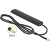 Delock LTE Antenna MMCX Plug 3 dBi omnidirectional fixed black adhesive mounting (89525)