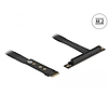 Delock M.2 kulcs M - PCIe x16 NVMe adapter hajlított 20 cm hosszú kábellel (64134)