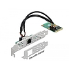 Delock Mini PCIe I/O PCIe teljes méretű 1 x RJ45 Gigabit LAN (95266)