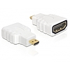 Delock nagy sebességű HDMI adapter - micro D apa > A anya (65276)