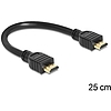 Delock nagy sebességű HDMI Ethernet - A kábel, apa / apa, 25 cm (83352)