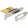 Delock PCI Express Kártya > 2 x nagy sebességu 921K, RS-232 ESD védelem (62996)