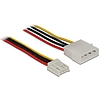 Delock Power Cable 4 pin male > 4 pin floppy female 40 cm (83821)