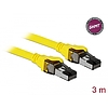 Delock RJ45 Cat.8.1 S/FTP kábel vékony 3 m (86583)