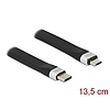 Delock USB 2.0 FPC lapos csík kábel USB Type-C - USB Micro-B-típusú 13,5 cm PD 3 A (86793)