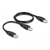 Delock USB 2.0 kábel A-típusú a 2 x A-tipusú 70 cm (80000)