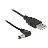 Delock USB Power Cable to DC 5.5 x 2.5 mm male 90 1.5 m (85588)