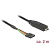 Delock USB Type-C 2.0 apa - LVTTL 6 tus anya átalakító 2,0 m (63913)