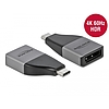 Delock USB Type-C adapter DisplayPort (DP Alt Mode) 4K 60 Hz kompakt kialakítású (64120)