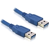 Delock USB3.0-A (apa/apa), 1 méteres kábel (82534)