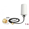 Delock WLAN 802.11 ac/a/h/b/g/n Antenna SMA plug 1.4 - 3.0 dBi omnidirectional with connection cable (89486)