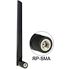 Delock WLAN 802.11 ac/a/h/b/g/n RP-SMA Antenna 3 ~ 5 dBi Omnidirectional Joint (88898)