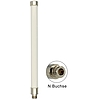 DELOCK WLAN antenna 802.11 AC/A/H/B/G/N 6 ~ 8 dBi 280 MM mindenirányú pálca rögzíthető véggel, fehér (89440)