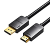 DisplayPort 1.2-HDMI 1.4 kábel 3 m Vention HADBI fekete