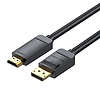 DisplayPort-HDMI 4K kábel 2 m Vention HAGBH fekete