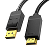 DisplayPort-HDMI 4K kábel 3 m Vention HAGBI fekete