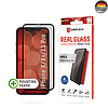 Displex - Premium Real Glass Privacy teljes borítás - iPhone X / iPhone XS / iPhone 11 Pro - Fekete