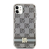 DKNY IML Checkered Mono Pattern Pattern & Printed Stripes MagSafe tok iPhone 11 / Xr telefonhoz - bézs