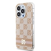 DKNY IML Checkered Mono Pattern Pattern & Printed Stripes MagSafe tok iPhone 13 Pro / 13-hoz - rózsaszín