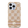 DKNY IML Checkered Mono Pattern Pattern & Printed Stripes MagSafe tok iPhone 13 Pro / 13-hoz - rózsaszín