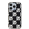 DKNY IML Checkered Mono Pattern tok iPhone 15 Pro Max készülékhez - fekete