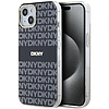 DKNY IML Mono & Stripe MagSafe tok iPhone 15 Plus / 14 Plus telefonhoz - fekete