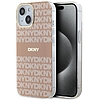 DKNY IML Mono & Stripe MagSafe tok iPhone 15 Plus / 14 Plus telefonhoz - rózsaszín