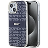 DKNY IML Mono & Stripe MagSafe tok iPhone 15/14/13 telefonhoz - kék