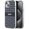 DKNY IML Mono & Stripe MagSafe tok iPhone-hoz 15/14/13 - fekete