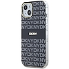 DKNY IML Mono & Stripe MagSafe tok iPhone-hoz 15/14/13 - fekete