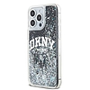 DKNY Liquid Glitter Big Logó iPhone 14 Pro Max tok - fekete