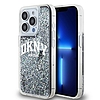 DKNY Liquid Glitter Big Logó iPhone 14 Pro tok - fekete