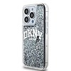 DKNY Liquid Glitter Big Logó iPhone 14 Pro tok - fekete