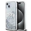 DKNY Liquid Glitter Big Logo tok iPhone 15 / 14 / 13-hoz - fehér