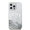 DKNY Liquid Glitter Big Logo tok iPhone 15 Pro-hoz - fehér