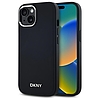 DKNY Plain Logo MagSafe iPhone 14 tok - fekete