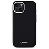 DKNY Plain Logo MagSafe iPhone 14 tok - fekete