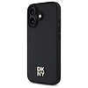 DKNY Repeat Pattern Stack logó MagSafe iPhone 16 tok - fekete