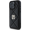 DKNY steppelt köteglogós iPhone 16 Pro tok - fekete