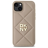 DKNY steppelt Stack logó iPhone 15 Plus tok - bézs