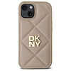 DKNY steppelt Stack logó iPhone 15 tok - bézs