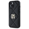 DKNY Steppelt Stack Logó iPhone 15 tok - fekete