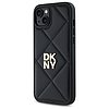 DKNY steppelt Stack logós iPhone 15 Plus tok - fekete