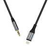 Dudao audiokábel Lightning - mini jack, 3,5 mm, 1 m szürke (L11PRO)