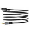 Dudao audiokábel Lightning - mini jack, 3,5 mm, 1 m szürke (L11PRO)