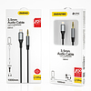 Dudao audiokábel Lightning - mini jack, 3,5 mm, 1 m szürke (L11PRO)