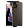 Dux Ducis Fino tok nylon borítású burkolat Xiaomi Redmi Note 11 Pro+ 5G (Kína) / 11 Pro 5G (Kína) / Mi11i HyperCharge / Poco X4 NFC 5G zöld