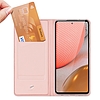 DUX DUCIS Skin Pro Bookcase típusú tok Samsung Galaxy A72 4G rózsaszín telefonhoz