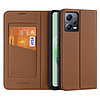 Dux Ducis Skin X2 tok Xiaomi Redmi Note 12 5G / Poco X5 5G Cover Flip Wallet Stand Barna készülékhez